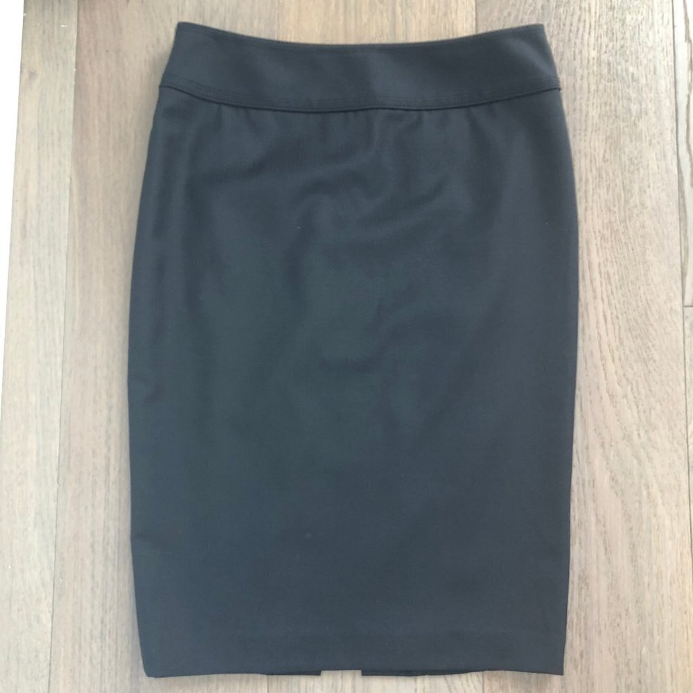 Ted Baker London Wool + Polyester Blend Lined Pencil Skirt Black Size 1 or 4US